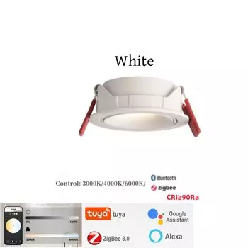 Интеллектуальные потолочные светильники PDQ Zigbee3.0 теплый/нейтральный/холодный свет