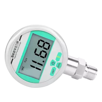 Интеллектуальный манометр из нержавеющей стали на батарейках, 3 в, цифровой дисплей, высокоточный вакуумный измеритель давления воды, воздуха