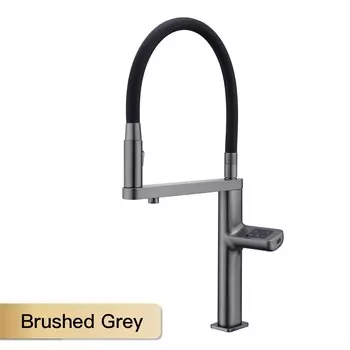 Интеллектуальный сенсорный смеситель Aitana серый