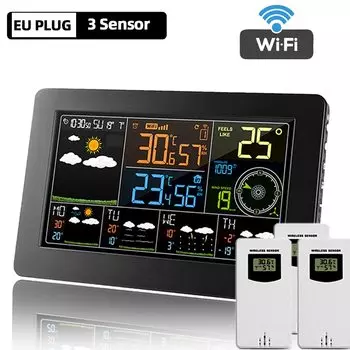 INTELSTONE Метеостанция с цветным экраном 220В