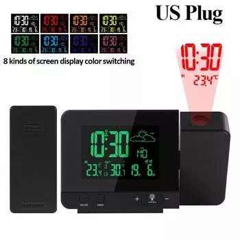 INTELSTONE Метеостанция с проектором 8 цветов