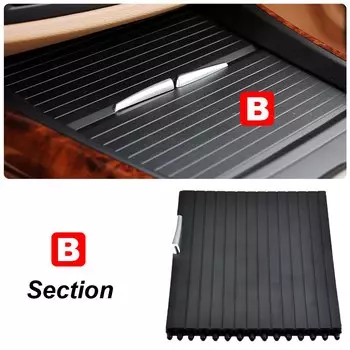 Интерьер автомобиля держатель чашки питьевой воды крышка отделка молния вращающаяся занавеска для BMW X5 X6 E70 E71 E72 2007-2014