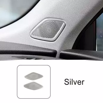 Интерьер автомобиля из нержавеющей стали, внешняя звуковая колонка для Audi A3 8V 2014-2016 A, колонка, стереодинамики, наклейки