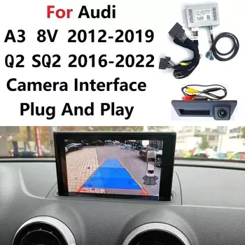 Интерфейс камеры заднего вида для Audi Q2 SQ2 A3 2012-2019, оригинальный адаптер для обновления задней камеры