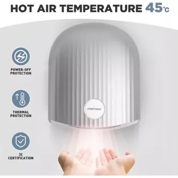 Интерхаса! Сушилка для рук автоматическая, 1200 Вт