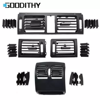 Внутренняя Черная решетка вентиляционного отверстия W204 переменного тока, крышка выходного отверстия, отделка, Замена для Mercedes Benz C Class C180 C200 C230 C260 C280 C300