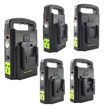 Инвертор 220 В, адаптер для литий-ионной батареи, зарядное устройство, адаптер для литиевой батареи, зарядное устройство с европейской вилкой