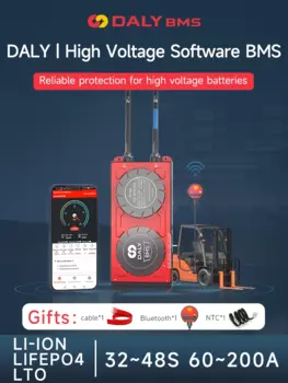 Инвертор для солнечной батареи Daly Smart BMS Li-Ion LiFepo4 LTO BT 32S 35S 40S 45S 48S 84 в 96 в 108 в 120 в 136 в 144 в 156 в