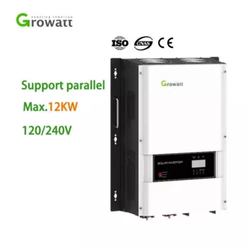 Инвертор для солнечной панели GROWATT SPF12KT DVM SPF12KT, 120 В, 240 в, 4 кВА, 5 кВт, 6 кВт, 8 кВт, 10 кВт, 12 кВА