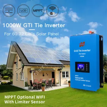 Инвертор мощности 1000 Вт, 1KW MPPT, с датчиком ограничения тока, широкий вход постоянного тока от 22 в до 60 в или 45 В до 90