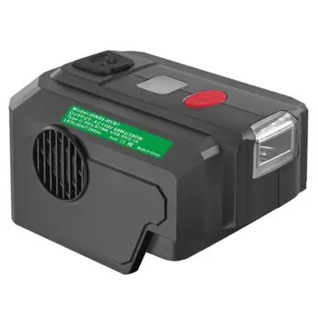 Инвертор мощности для аккумулятора Ryobi 40 В, 200 Вт, от 18 В постоянного тока до 110 В переменного тока, с USB-портом, выходным портом PD3.0 типа C и светодиодной подсветкой, вилкой стандарта США