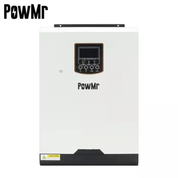 Инвертор PowMr для солнечного кондиционера, гибридный солнечный инвертор с чистой синусоидой, 5 кВт, 5 ква, 48 В постоянного тока, с ШИМ контроллером заряда солнечной батареи