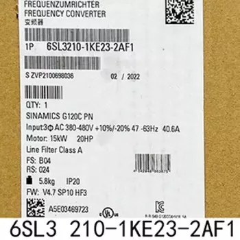 Инвертор привода 6SL3210-1KE23-2AF1, приводной инвертор 6SL3 210-1KE23-2AF1, Новый в коробке