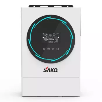 Инвертор солнечной энергии SAKO SUNPOLO, 6 кВт, гибридный инвертор мощности, немодулированный синусоидальный сигнал с точкой максимальной мощности А, Инвертор солнечной энергии, производитель