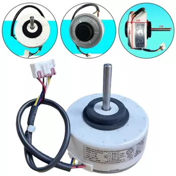 Инверторный двигатель кондиционера 20 Вт WZDK20-38G (ZKFP-20-8-6) Бесщеточный двигатель постоянного тока DC280V 1300 об/мин Двигатель вентилятора кондиционера