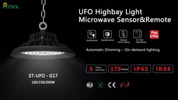 IP65 водонепроницаемый CE ROHS 100w 120w 200w 250w 150w UFO светодиодный подвесной светильник