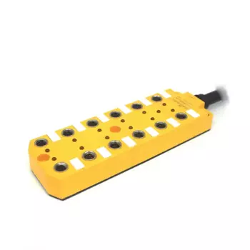 IP67 водонепроницаемая Винтовая клемма M8 и M12 12 портов 12-канальная распределительная коробка