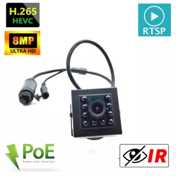 IP-камера 2,8 мм широкоугольная 4K Ultra HD, 8 Мп, 5 МП, Onvif