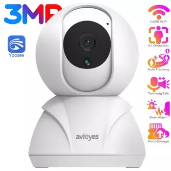 IP-камера 3 Мп с поддержкой Wi-Fi и облачного хранилища, 1080P