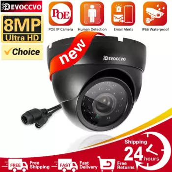 IP-камера 4K POE 8 Мп наружная водонепроницаемая внешняя охранная система видеонаблюдения Взрывозащищенная купольная сетевая IP-камера видеонаблюдения