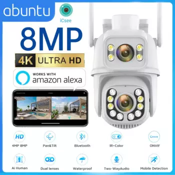 IP-камера для систем уличного видеонаблюдения, 8 Мп, 4K, Wi-Fi