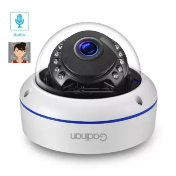 IP-камера Gadinan, 5 МП, 4 МП, POE, 2,8 мм, широкоугольная