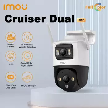 IP-камера IMOU PT для системы видеонаблюдения, 6 МП, 8 Мп, 10 МП