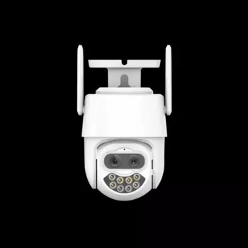 IP-камера купольная, 4 МП, UHD, iCsee, два объектива