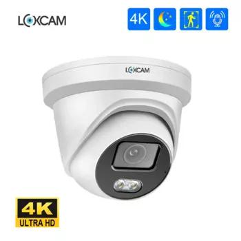 IP-камера LOXCAM H.265 4K Ultra HD для системы видеонаблюдения, 8 МП