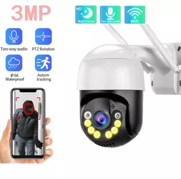 IP-камера наружная беспроводная, 3 Мп, H.265, 1080P HD, ии, датчик присутствия