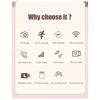 IP-камера PTZ, 2 Мп, 1080P, Wi-Fi, ночное видение