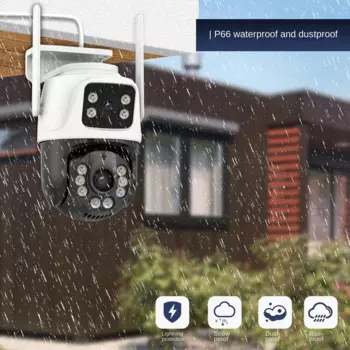 IP-камера, Wi-Fi камера, 6 МП, HD пара объектива, наружное отслеживание искусственного интеллекта, аудиокамера видеонаблюдения, вилка стандарта США