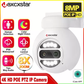 IP-камера видеонаблюдения, 4K, 8 Мп, 10CH, 4K, NVR