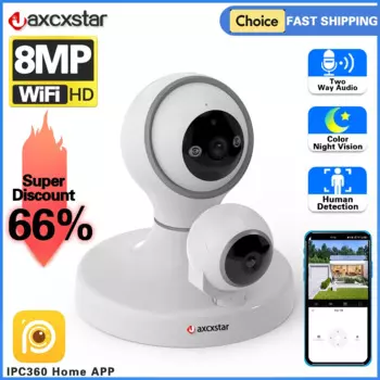 IP-камера видеонаблюдения, 4K, 8 Мп, Wi-Fi, PTZ