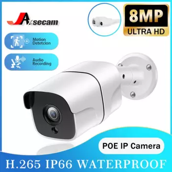 IP-камера видеонаблюдения, 8 Мп, POE, H.265