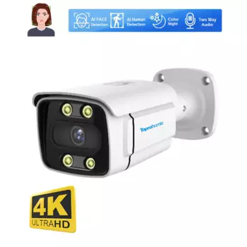 IP-камера видеонаблюдения, 8 Мп, с функцией ночного видения