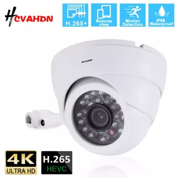 IP-камера видеонаблюдения H.265, POE, 4K, с датчиком движения