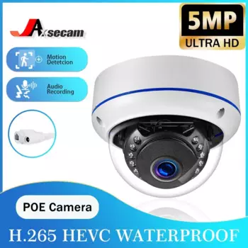 IP-камера видеонаблюдения HD, 5 МП, 3,6 мм, широкоугольная