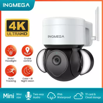 IP-камера видеонаблюдения INQMEGA, 4K, 8 Мп, Wi-Fi