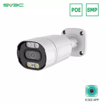 IP-камера видеонаблюдения SV3C, 4K, 8 Мп, POE, ONVIF, H.265, 5 Мп