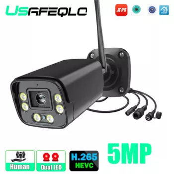 IP-камера видеонаблюдения уличная, 5 МП, Wi-Fi, 3 Мп