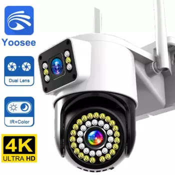 IP-камера Yoosee, 4K, 8 Мп, 4 МП, Wi-Fi, PTZ