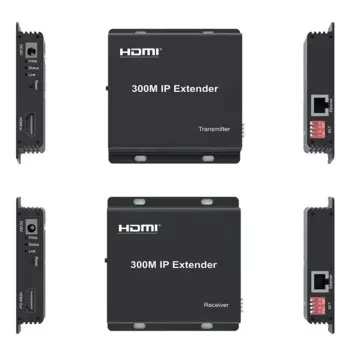 IP-удлинитель 300 м через Ethernet-кабель Cat6 HDMI RJ45 Сетевой удлинитель 1080p Видеопередатчик и приемник для камеры PS4 ПК к телевизору