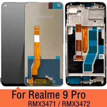 Ips для Oppo Realme 9 Pro 9Pro ЖК-дисплей с рамкой сенсорный экран панель дигитайзер для Realme9 Pro RMX3471 RMX3472 LCD
