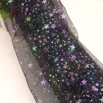 Иridescent Star Tulle Fabric от DHANXINZ