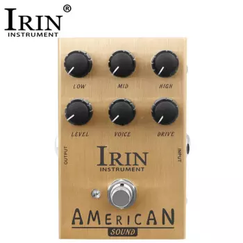 IRIN AN-34 педаль эффектов для электрогитары AMERICAN SOUND Overdriv педаль аналоговая имитация 57 Deluxe усилитель педали True Bypass