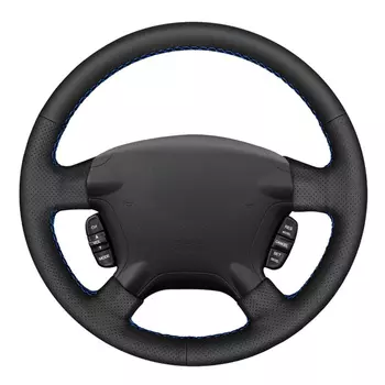 Искусственная кожа, сшитая вручную, для Honda чехол рулевого колеса автомобиля CRV 2002-2006