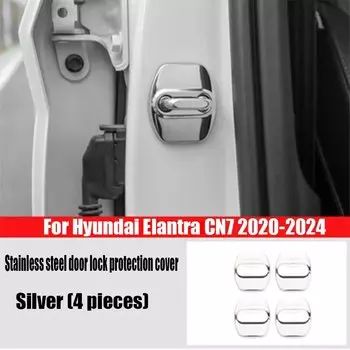 Искусственная крышка из нержавеющей стали, устойчивые к ржавчине декоративные аксессуары для Hyundai Elantra CN7 2020 2021 2022