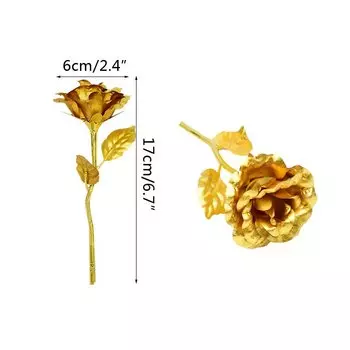 Искусственная роза из фольги ZQCXLD