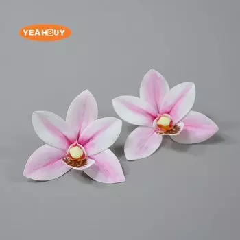 Искусственные бабочки YEAHBUY, 12 цветов, пластик